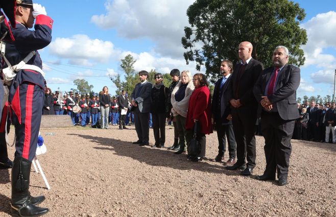 Lacalle Pou en el acto por el 213 aniversario de la Batalla de Las Piedras. Foto: FocoUy.