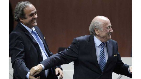 Platini, Blatter