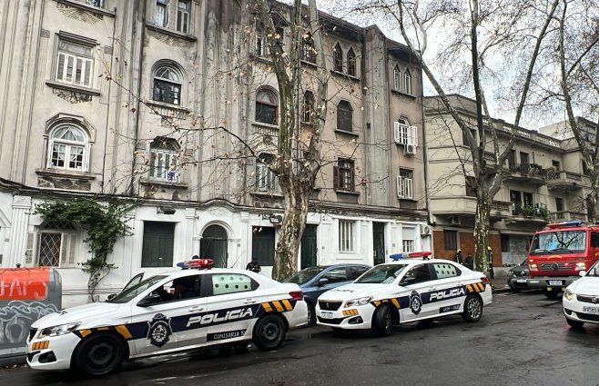Foto: Subrayado. La pareja se tiró hacia un pozo de aire, que no da a la calle.