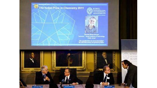 Premio Nobel de Química para descubridor de los cuasicristales