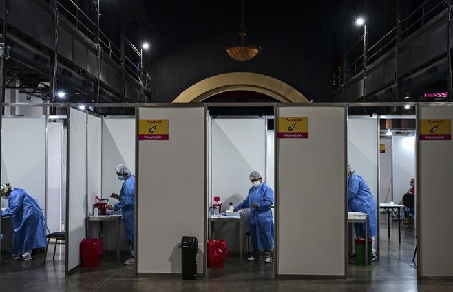 Vacunatorio de&nbsp; Sinopharm en Buenos Aires