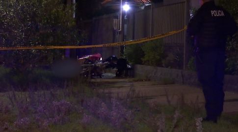 Foto: Subrayado. Escena del homicidio del viernes en Carrasco Norte.