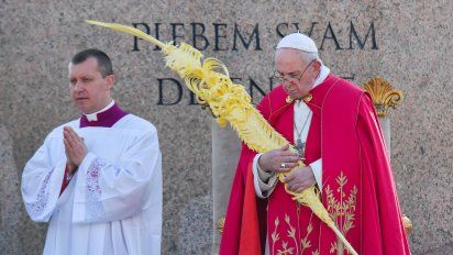 contra la tentacion de ser mediatico, principales puntos del papa el domingo de ramos