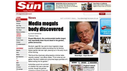 Los hackers le dieron de su propia medicina al magnate Murdoch