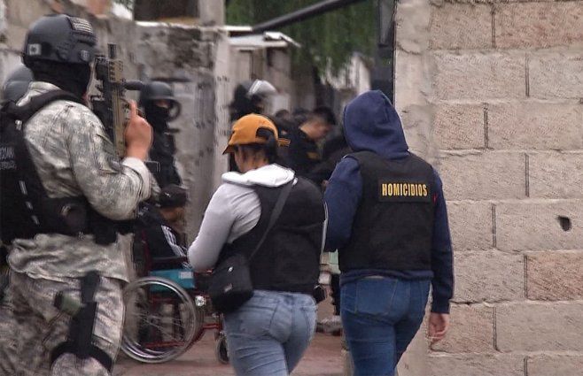 Foto: Subrayado, archivo. Allanamiento del Departamento de Homicidios.