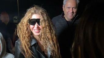 Foto: Marcela Demora, canal 10. Shakira llega al aeropuerto de Punta del Este.