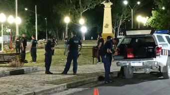 Foto: Emilio Rodríguez, Subrayado. Escena del homicidio en Florida.