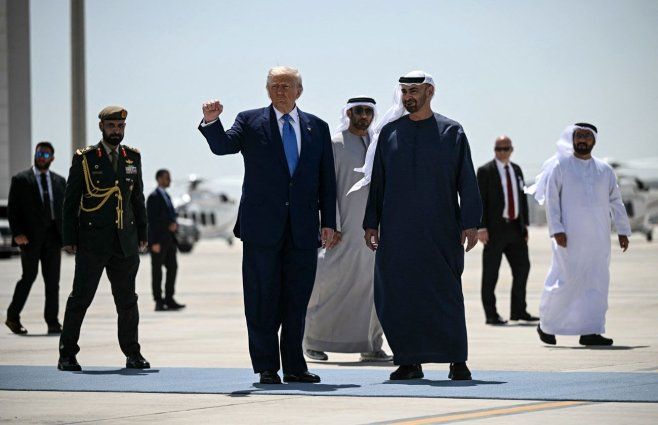 Trump en Emiratos Árabes Unidos- Foto: AFP
