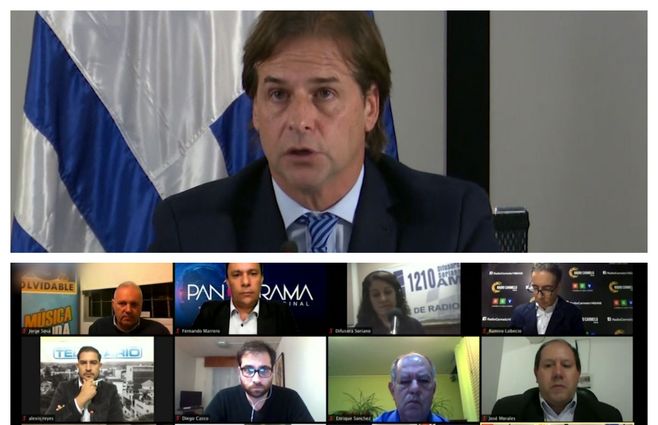La conferencia por videollamada del presidente con periodistas de todo el pa&iacute;s