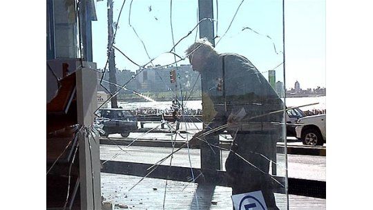 Aumentan ataques a vidrieras, sobre todo en 18 de julio y Pocitos