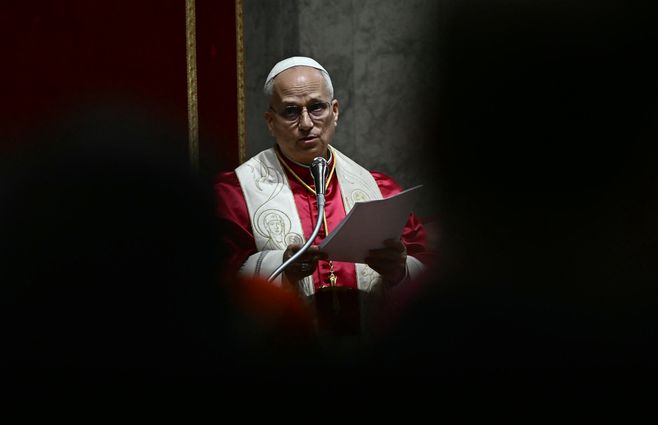 Foto: AFP. Papa León León XIV.