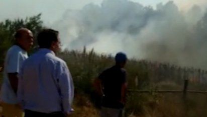 incendio en pinar norte puso en peligro a un complejo de viviendas