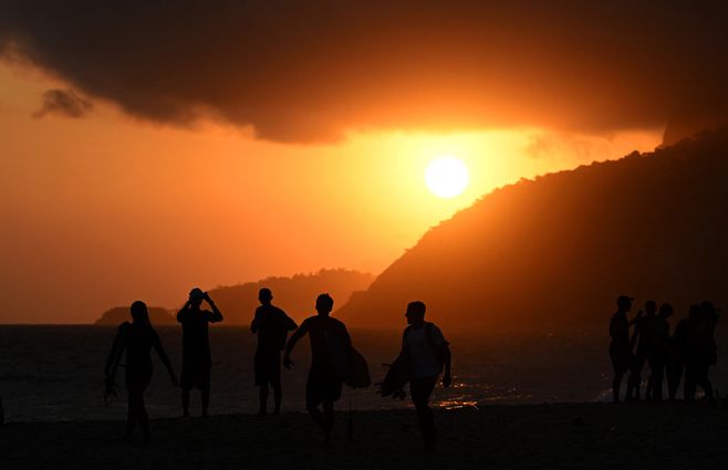 OLA-DE-CALOR--BRASIL--AFP