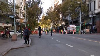 corte de transito en 18 de julio hasta las 14:00 por movilizacion de jubilados y pensionistas