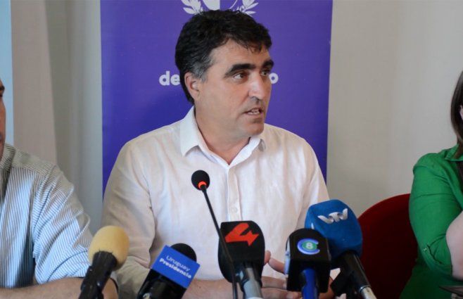 Andrés Lima, intendente de Salto.