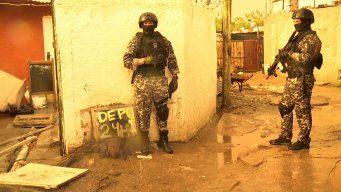 Foto: Subrayado. Allanamientos en la Cruz de Carrasco este martes.