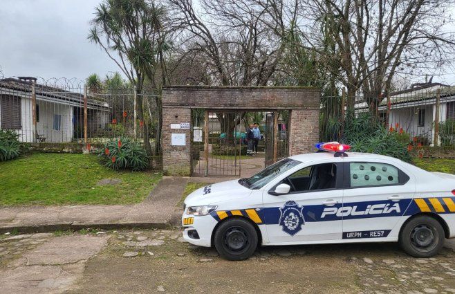 El complejo de viviendas donde ocurrió el intento de rapiña, en Colón.