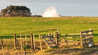 hubo explosiones controladas por el ejercito en rocha el 3 de junio, dia en que se reporto un temblor