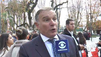 asumio umpierrez en rocha y hablo de obras de infraestructura, politicas sociales y rebaja tributaria