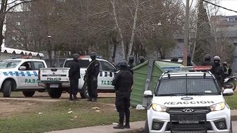 La persecución ocurrió por las calles del barrio Peñarol la mañana de este jueves.