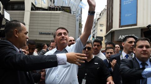Milei recibió a Bolsonaro antes del traspaso de gobierno en Argentina