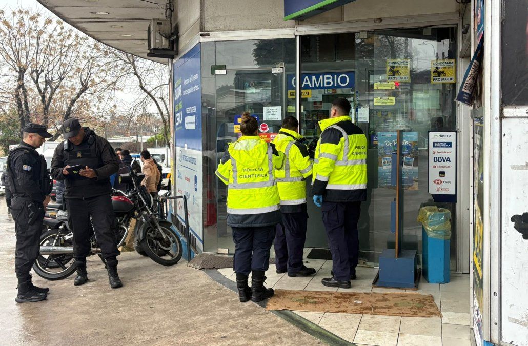 Rapiña a un local de pagos en Cerrito: delincuentes armados redujeron a la dueña y a una empleada, y escaparon con $400.000