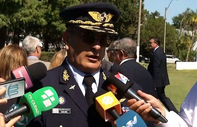 Fernando Colina, comandante de la Fuerza Aérea, de donde depende Dinacia.