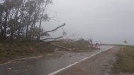 Foto: Policía Caminera. Situación de la mañana de este jueves en Cerro Largo.