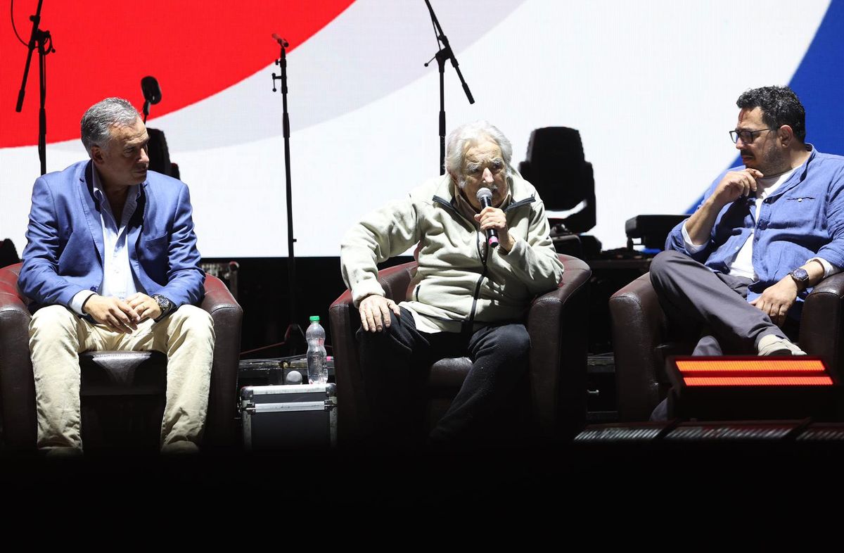 Mujica en el acto de cierre del MPP. Foto: FocoUy Mujica en el acto de cierre del MPP. Foto: FocoUy