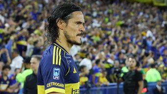 Foto: AFP. Edison Cavani, Boca.