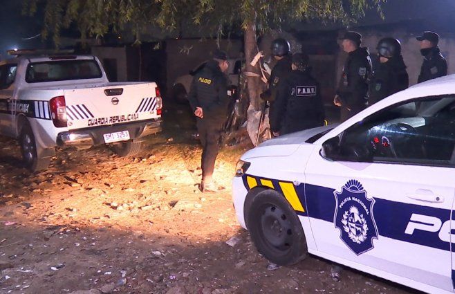 Foto: Subrayado. Escena del ataque a tiros contra el adolescente.