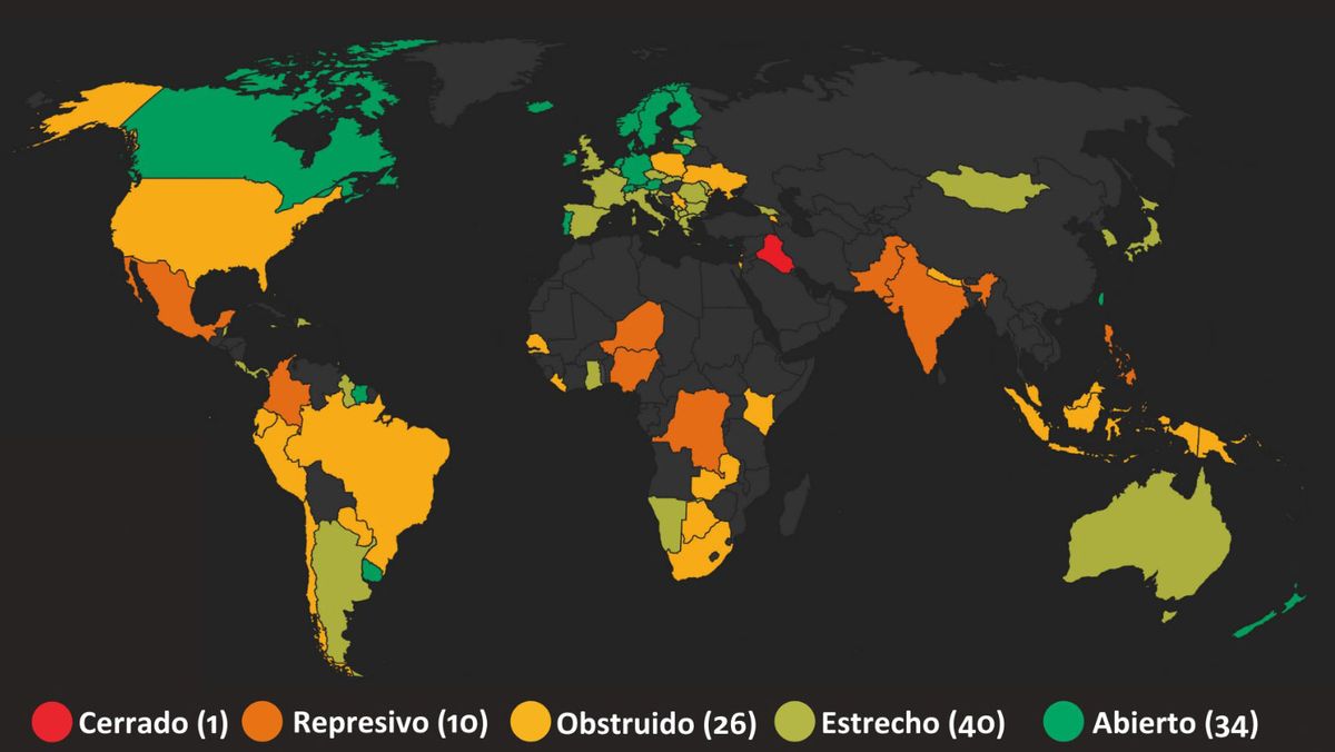 Uruguay integra lista de 34 países del mundo con mayores libertades cívicas