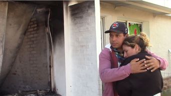 perdieron todo en un incendio y piden ayuda para continuar: en tres minutos la casa se quemo