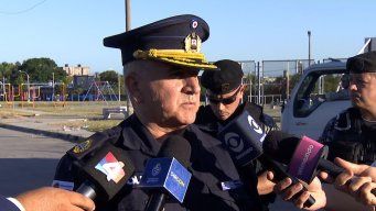 Jefe de Policía de Montevideo Pablo Lotito, durante el operativo en Malvín Norte, zona de Boix y Merino.&nbsp;