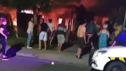 explosion en maldonado termino con una mujer quemada y en estado grave