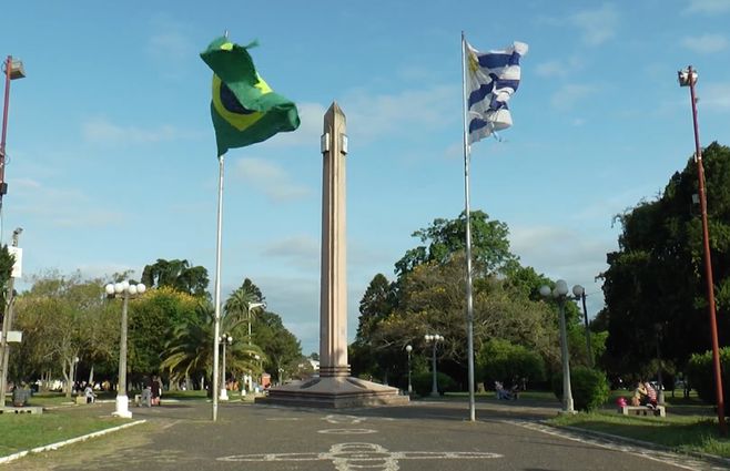 Ciudad de Rivera, en la frontera con Brasil.