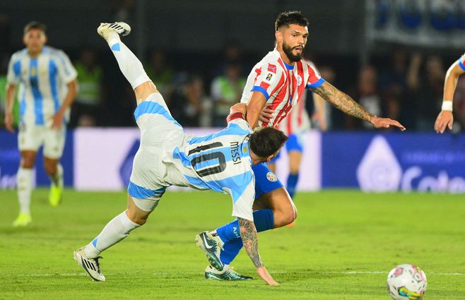 Paraguay le ganó a la Argentina de Messi y dio la nota de la fecha. Foto: AFP &nbsp;