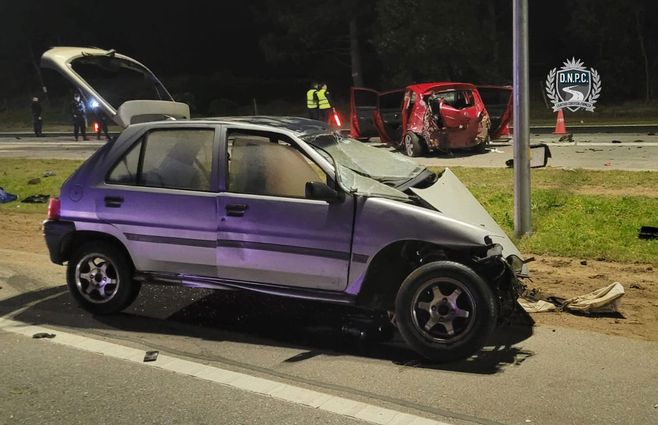 Dos accidentes fatales el domingo de noche en Canelones. Foto: Policía Caminera.