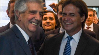 En los primeros días de diciembre, Lacalle Pou y Tabaré Vázquez se encontraron en Torre Ejecutiva en la que sería la primera reunión de la transición.&nbsp;