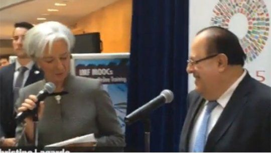 Directora gerente del Fondo Monetario Internacional (FMI), Christine Lagarde