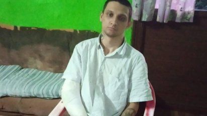 familia de joven golpeado y abandonado en una cantera pide colaboracion para una operacion