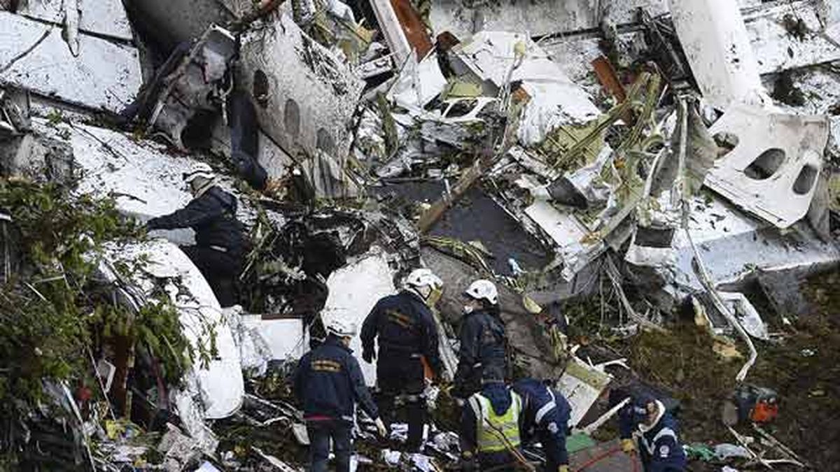 Se estrelló en Colombia avión con equipo de fútbol brasileño Chapecoense
