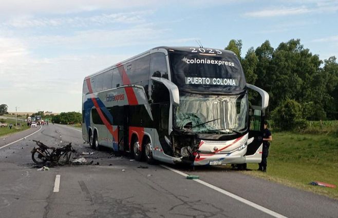 Siniestro de tránsito en ruta 11. Foto: Policía Caminera.