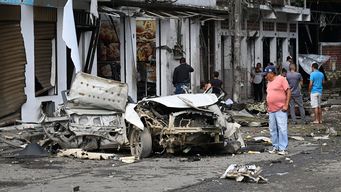 Colombia, coche bomba en ataque guerrillero. AFP