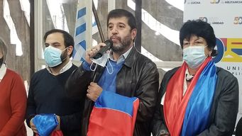 Fernando Pereira, Gonzalo Civila e Ivonne Passada.