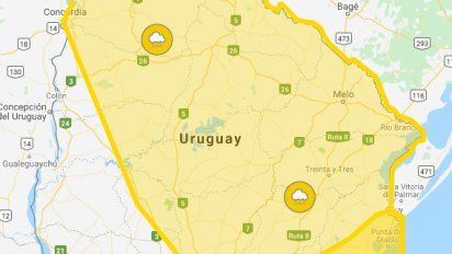 advertencia amarilla por vientos fuertes y precipitaciones