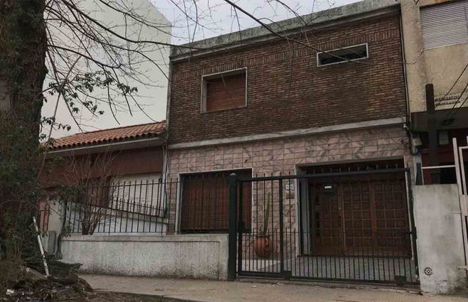 Casa donde funcionaba el refugio del Mides