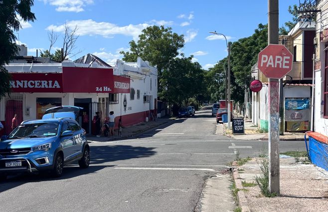 Imagen de la esquina de León Pérez y Capitán Basilio Araujo, donde ocurrió el siniestro. Foto: Mariana Gabetti
