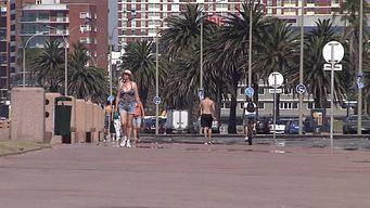 sabado de mucho calor y humedad con maxima de 43ºc; domingo y lunes, lluvias