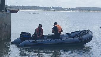 tripulante de un velero que viajaba de montevideo hacia rio grande fue desembarcado por problema de salud